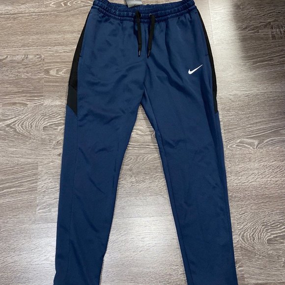 Nike Therma Flex Showtime Basketball Pants Navy Blue Men Jogger CQ0268-419 NEW - Picture 1 of 10
